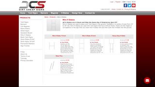 
                            9. Wire H Stakes - Dirt Cheap Signs