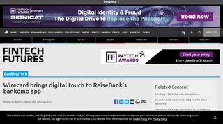 
                            13. Wirecard brings digital touch to ReiseBank's bankomo app – FinTech ...