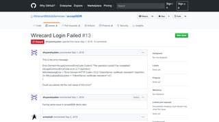 
                            7. Wirecard Login Failed · Issue #13 · WirecardMobileServices ... - GitHub