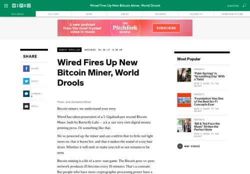 
                            13. Wired Fires Up New Bitcoin Miner, World Drools | WIRED