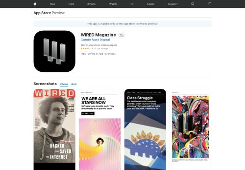 
                            13. WIRED Magazine on the App Store - iTunes - Apple