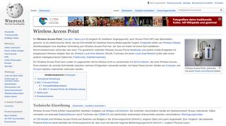
                            7. Wireless Access Point – Wikipedia
