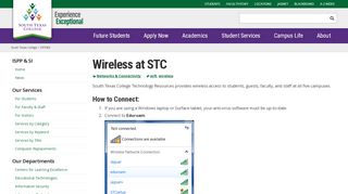 
                            6. Wireless at STC | ISPP&SI - IS&P - South Texas College