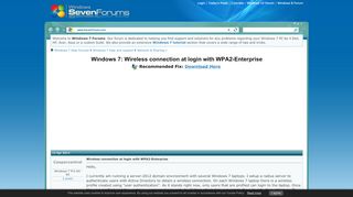 
                            10. Wireless connection at login with WPA2-Enterprise Solved - Windows ...