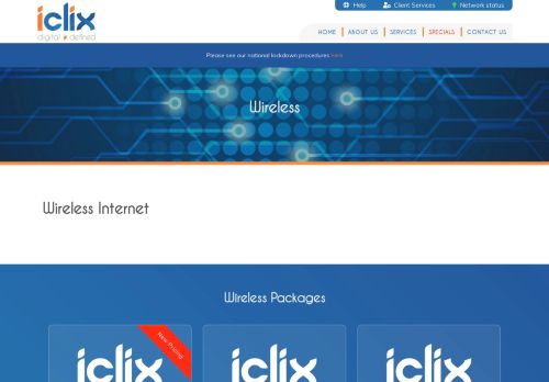 
                            7. Wireless - ICLIX - Fibre, Wireless, LTE-A, ADSL & Voice