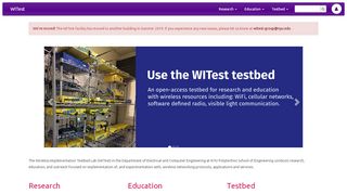 
                            10. Wireless Implementation Testbed Lab @ NYU - Home