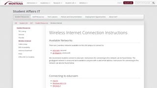 
                            7. Wireless Internet Connection Instructions - Student Affairs ...