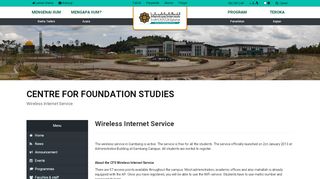 
                            2. Wireless Internet Service - IIUM
