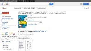 
                            11. Wireless LAN & DSL - M+T Werkstatt: 11 Workshops für das kabellose ...