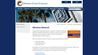 
                            13. Wireless Network - Orange Coast College