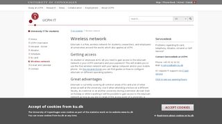 
                            7. Wireless network – University of Copenhagen - KU-IT - Københavns ...