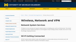 
                            13. Wireless & Network - University of Michigan-Dearborn