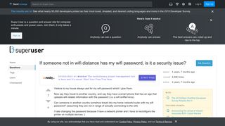 
                            9. wireless networking - If someone not in wifi distance has my wifi ...