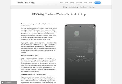 
                            2. Wireless Tag - Android/Web Interface User Manual