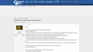 
                            12. WIRKLICH kostenloses Internet-Fax? | ComputerBase Forum