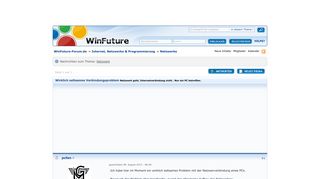 
                            8. Wirklich seltsames Verbindungsproblem - WinFuture-Forum.de