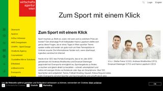 
                            7. Wirtschaftsagentur.at: Ein Fonds der Stadt Wien › Eversports