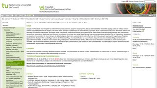 
                            6. Wirtschaftsinformatik II: E-Venture - WiWi - TU Dortmund