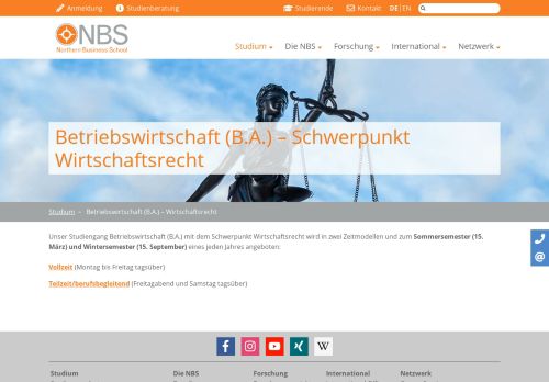 
                            8. Wirtschaftsrecht - NBS Northern Business School