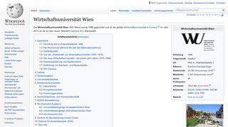 
                            12. Wirtschaftsuniversität Wien – Wikipedia
