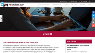 
                            4. Wisconsin Virtual School - Courses