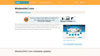 
                            9. Wisdom 24 X 7 (Wisdom24x7.com) - Online Practice Test for Entrance ...