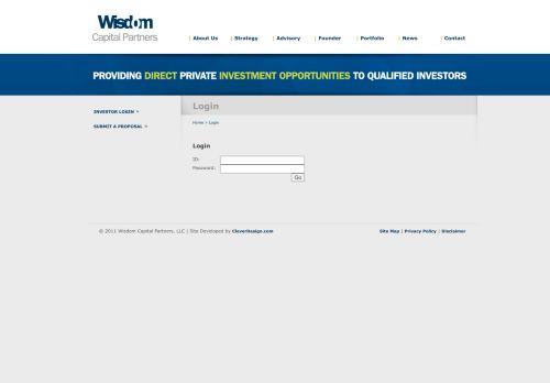 
                            11. Wisdom Capital Partners - Login