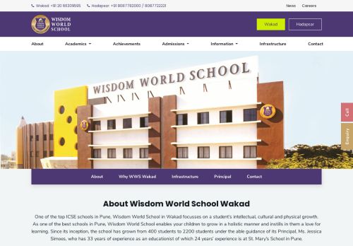 
                            4. Wisdom World (ICSE) School Wakad
