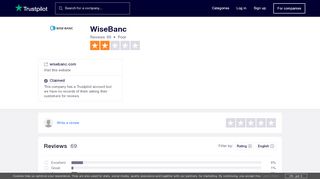 
                            8. WiseBanc Reviews | Read Customer Service Reviews of wisebanc.com