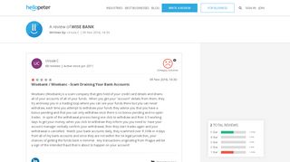 
                            13. Wisebank / Wisebanc - Scam Draining Your Bank Accounts | WISE ...