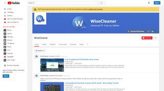 
                            10. WiseCleaner - YouTube