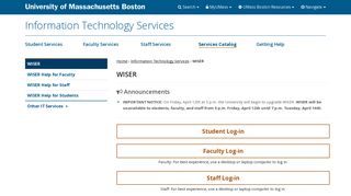 
                            12. WISER - University of Massachusetts Boston