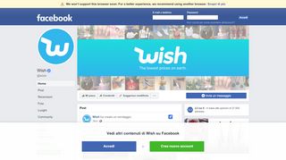 
                            5. Wish - Home | Facebook