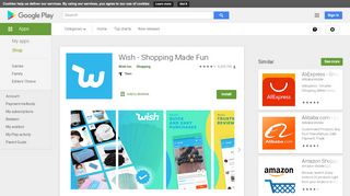 
                            6. Wish - Lo shopping divertente - App su Google Play