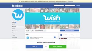 
                            1. Wish - Startsida | Facebook