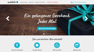 
                            5. wishbob: Dein online Wunschzettel - einfach & kostenlos