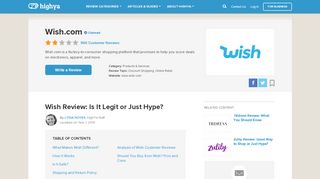 
                            10. Wish.com Reviews - Is It a Scam or Legit? - HighYa