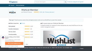 
                            8. WishList Member - Avis, prix, tarif et abonnement - Capterra