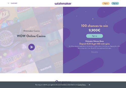 
                            8. Wishmaker Online Casino - Where Wishes Come True