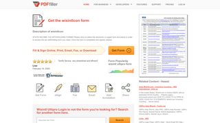 
                            12. Wisintlcon - Fill Online, Printable, Fillable, Blank | PDFfiller