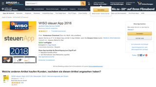 
                            10. WISO steuer:App 2018: Amazon.de: Apps für Android