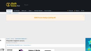 
                            7. Wispotter bağlantı sorunu | SDN Forum