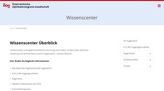 
                            6. Wissenscenter Überblick - ÖOG