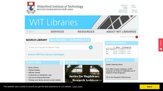 
                            5. WIT Library - Waterford Institute of Technology