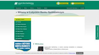 
                            2. Witamy w Łużyckim Banku Spółdzielczym Bank ŁBS