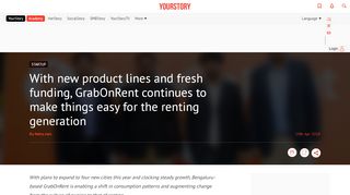 
                            7. With added product lines and fresh funding, GrabOnRent continues to ...