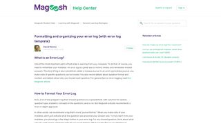 
                            7. with error log template - Magoosh Student Help
