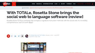 
                            9. With TOTALe, Rosetta Stone brings the social web to language ...