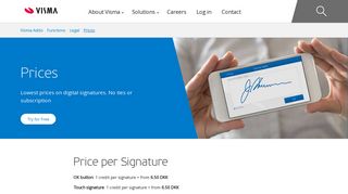 
                            5. With Visma Addo you only pay for signed documents - Visma