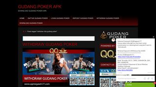 
                            12. withdraw chip gudang poker | GUDANG POKER APK